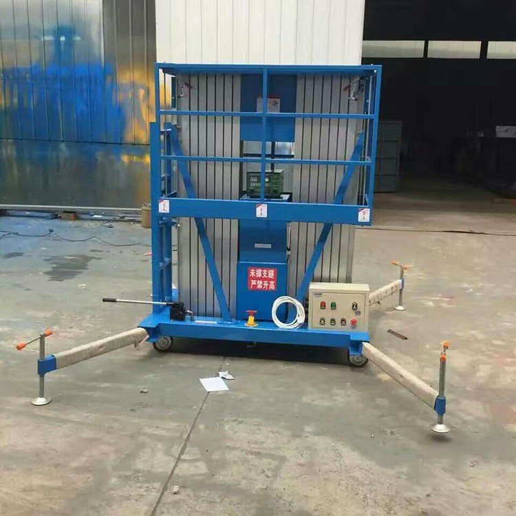 长春客户双柱铝合金升降机